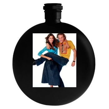 Heath Ledger Round Flask