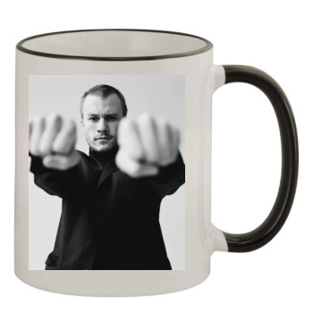 Heath Ledger 11oz Colored Rim & Handle Mug