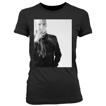 Heath Ledger Women's Junior Cut Crewneck T-Shirt