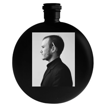 Heath Ledger Round Flask