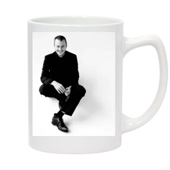 Heath Ledger 14oz White Statesman Mug