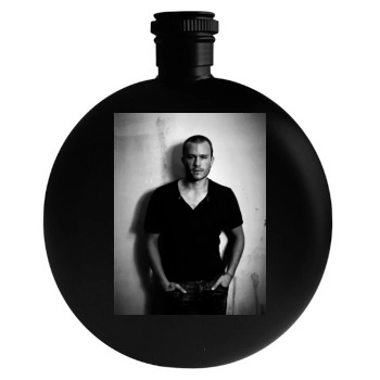 Heath Ledger Round Flask