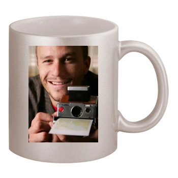 Heath Ledger 11oz Metallic Silver Mug