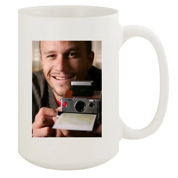 Heath Ledger 15oz White Mug