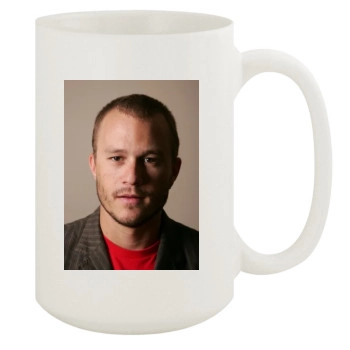 Heath Ledger 15oz White Mug