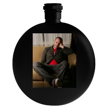 Heath Ledger Round Flask