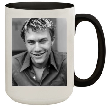 Heath Ledger 15oz Colored Inner & Handle Mug