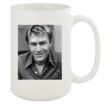 Heath Ledger 15oz White Mug