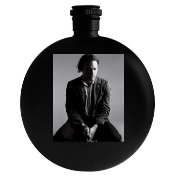 Heath Ledger Round Flask