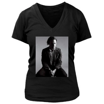 Heath Ledger Women's Deep V-Neck TShirt