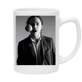 Heath Ledger 14oz White Statesman Mug