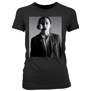 Heath Ledger Women's Junior Cut Crewneck T-Shirt