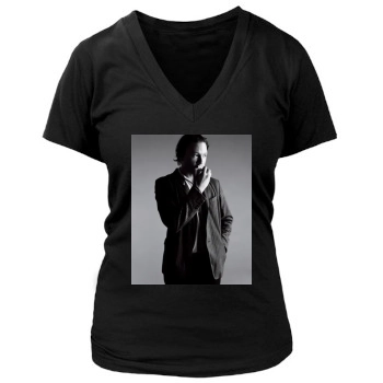 Heath Ledger Women's Deep V-Neck TShirt