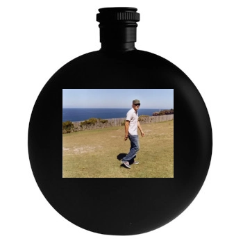 Heath Ledger Round Flask