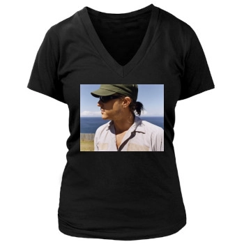 Heath Ledger Women's Deep V-Neck TShirt