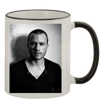 Heath Ledger 11oz Colored Rim & Handle Mug