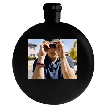 Heath Ledger Round Flask