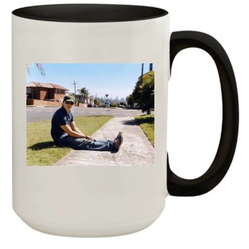 Heath Ledger 15oz Colored Inner & Handle Mug