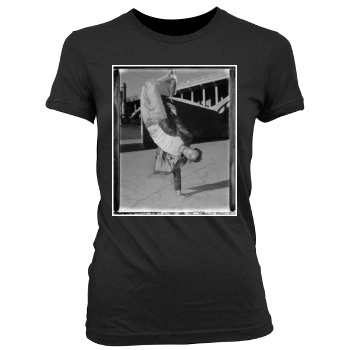 Heath Ledger Women's Junior Cut Crewneck T-Shirt