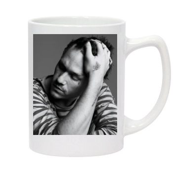 Heath Ledger 14oz White Statesman Mug