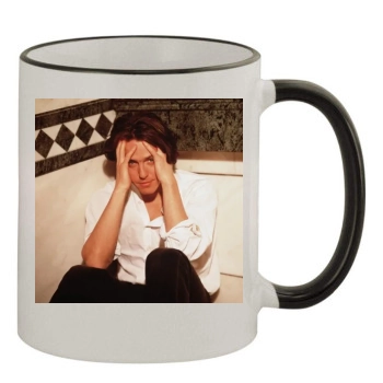 Hugh Grant 11oz Colored Rim & Handle Mug