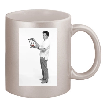 Hugh Grant 11oz Metallic Silver Mug