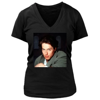 Hugh Grant Women's Deep V-Neck TShirt