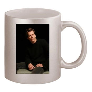 Kevin Bacon 11oz Metallic Silver Mug