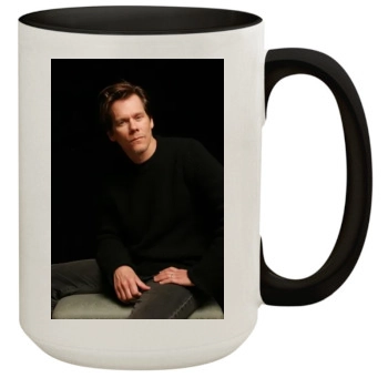 Kevin Bacon 15oz Colored Inner & Handle Mug