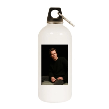 Kevin Bacon White Water Bottle With Carabiner