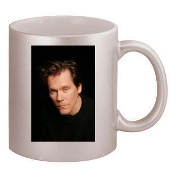 Kevin Bacon 11oz Metallic Silver Mug