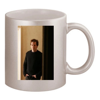 Kevin Bacon 11oz Metallic Silver Mug