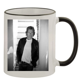 Kevin Bacon 11oz Colored Rim & Handle Mug