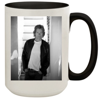 Kevin Bacon 15oz Colored Inner & Handle Mug