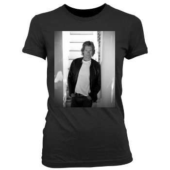 Kevin Bacon Women's Junior Cut Crewneck T-Shirt