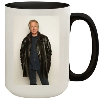 Alan Rickman 15oz Colored Inner & Handle Mug