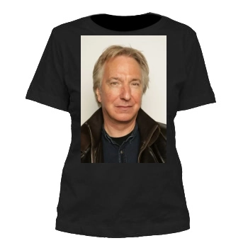 Alan Rickman Women's Cut T-Shirt