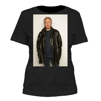 Alan Rickman Women's Cut T-Shirt