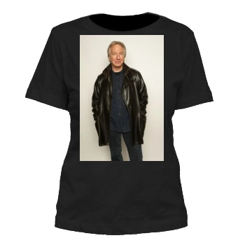 Alan Rickman Women's Cut T-Shirt