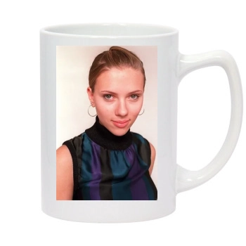 Scarlett Johansson 14oz White Statesman Mug