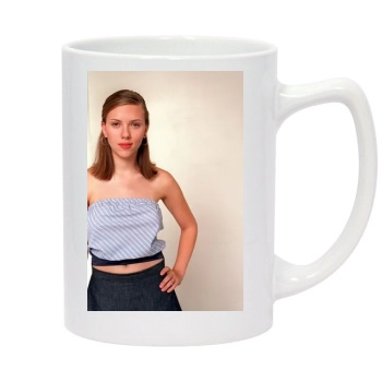 Scarlett Johansson 14oz White Statesman Mug