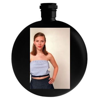 Scarlett Johansson Round Flask