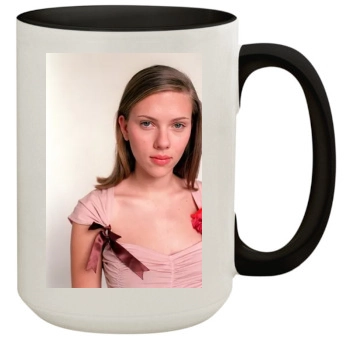 Scarlett Johansson 15oz Colored Inner & Handle Mug