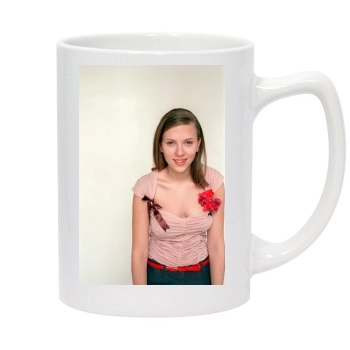 Scarlett Johansson 14oz White Statesman Mug