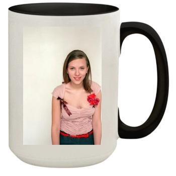 Scarlett Johansson 15oz Colored Inner & Handle Mug