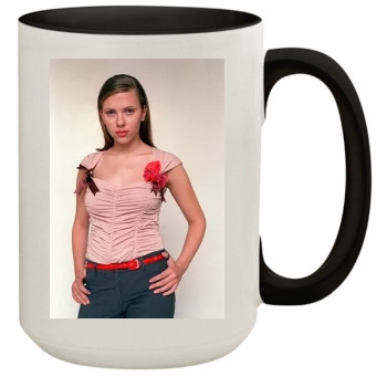 Scarlett Johansson 15oz Colored Inner & Handle Mug