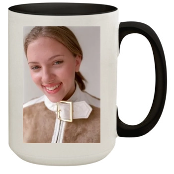 Scarlett Johansson 15oz Colored Inner & Handle Mug