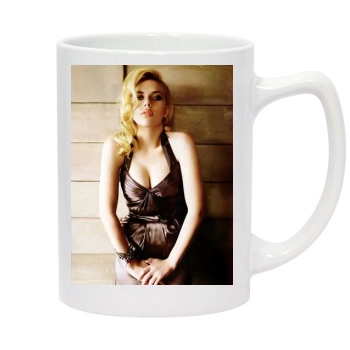 Scarlett Johansson 14oz White Statesman Mug