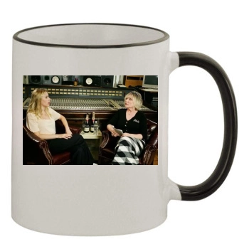 Scarlett Johansson 11oz Colored Rim & Handle Mug