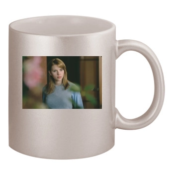 Scarlett Johansson 11oz Metallic Silver Mug